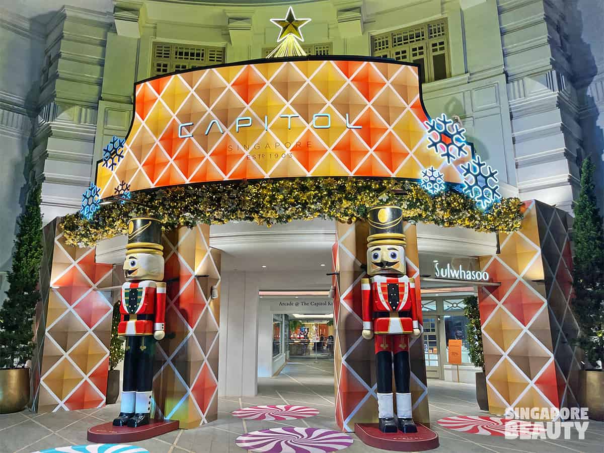 Dome Dining Experience At Capitol & Chijmes Singapore With Christmas Snowfall, Nutcracker Light Show & Singing Tree Carols With Free Booking