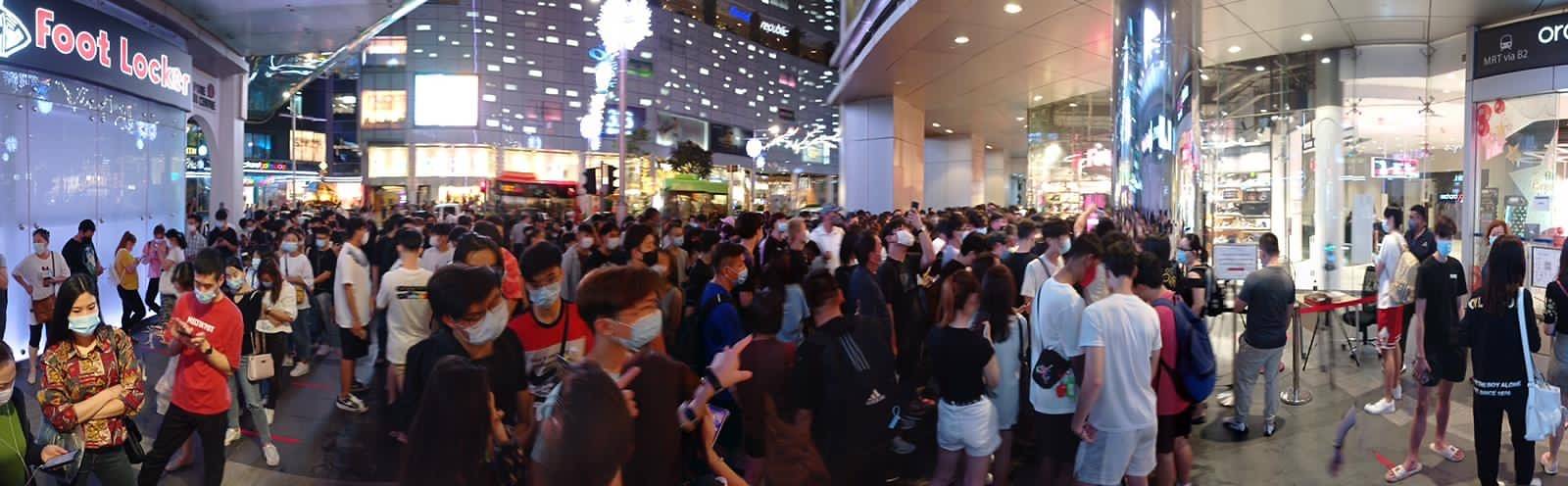 Probe under way after crowds gather outside Foot Locker at Orchard Gateway: STB