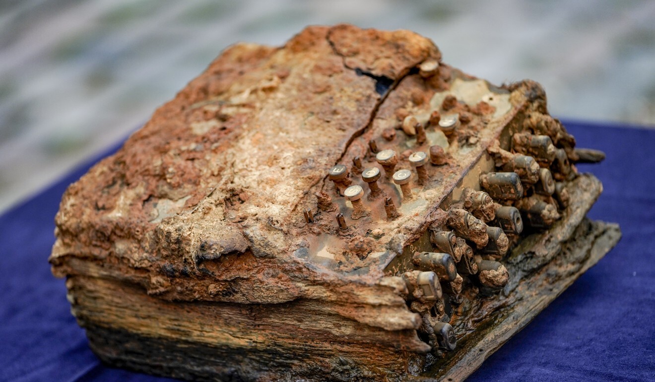 Divers find Nazis’ Enigma code machine in Baltic Sea