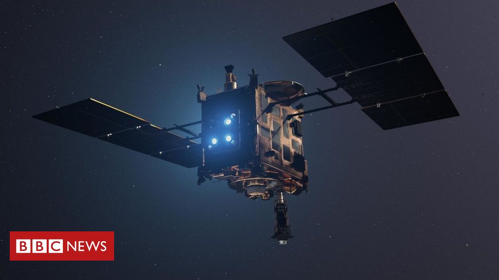 Asteroid capsule landing point detected