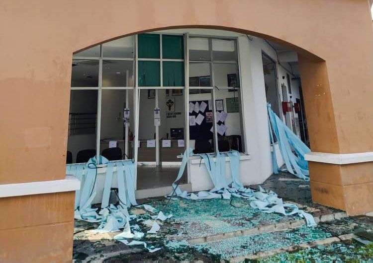 Explosion at Miri Forest Dept office leaves one office staff injured
