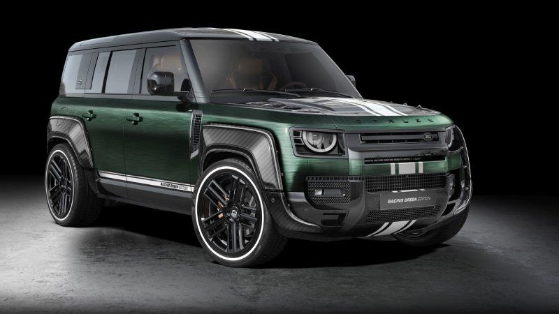 Carlex Design's Land Rover Defender is green, mean, but not very lean
