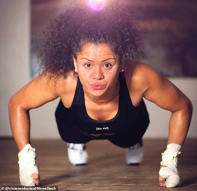 Female boxer Viviane Obenauf, 34, is arrested on suspicion of beating to death 66-year-old Swiss hotelier husband she married in January