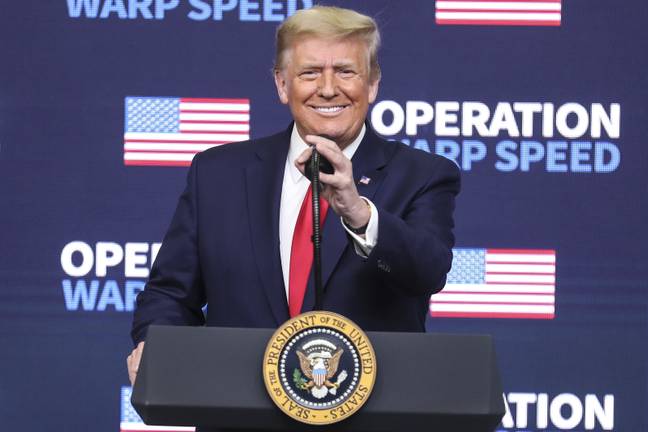 Trump Signs Executive Order To Ensure Covid-19 Vaccine Goes To Americans Before Anyone Else