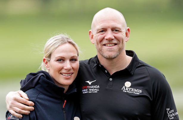 Royal kids gatecrash Mike Tindall's interview to feed him and steal his hat