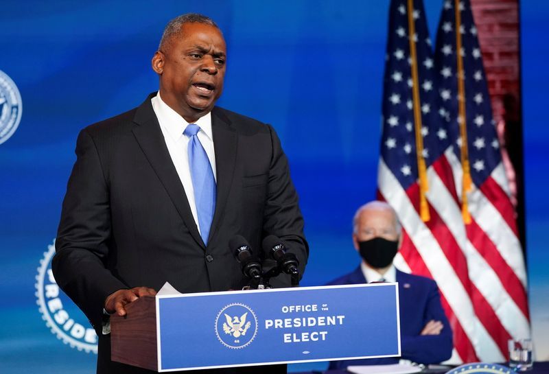 Biden says 'right moment' for Pentagon nominee Austin, amid concerns over recent Army service