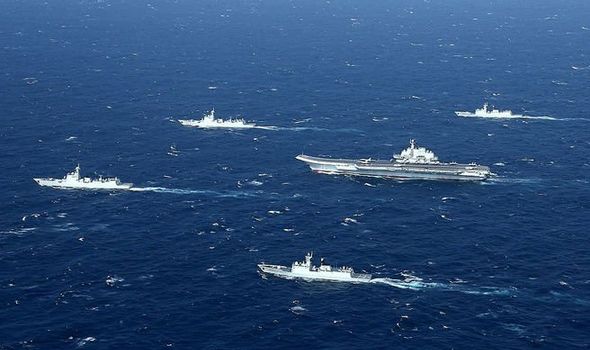 South China Sea FURY as Beijing holds LIVE-FIRE combat drills as US navy enters region