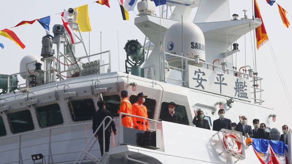 Taiwan commissions new coast guard ships to bolster defences
