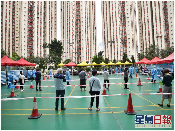 丽晶花园羽毛球场设流动採样站 暂定运作至下周一