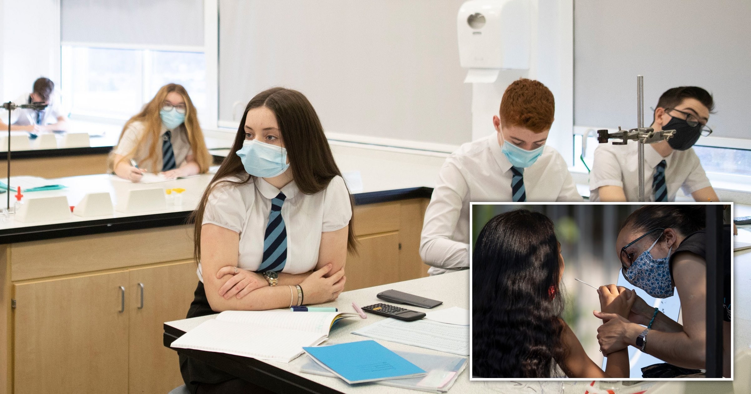 Secondary school pupils in worst hit areas to be tested for Covid