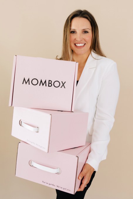 Mombox is a curated kit of postnatal products that puts new moms first