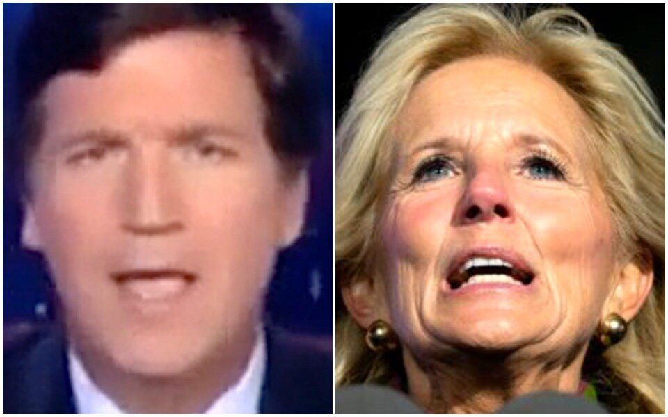 Tucker carlson snarks that jill biden is a doctor 'in the same sense dr. Pepper is'