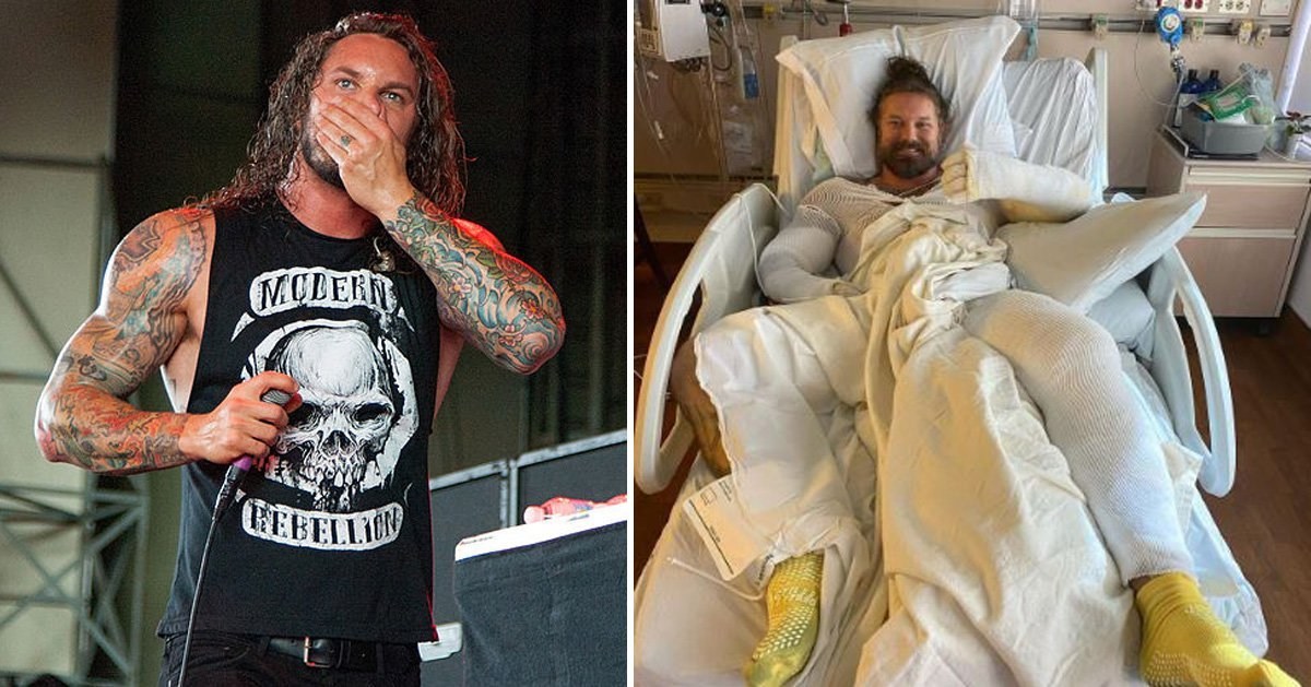 As I Lay Dying singer Tim Lambesis in hospital after setting himself on fire and burning ’25 percent of body’