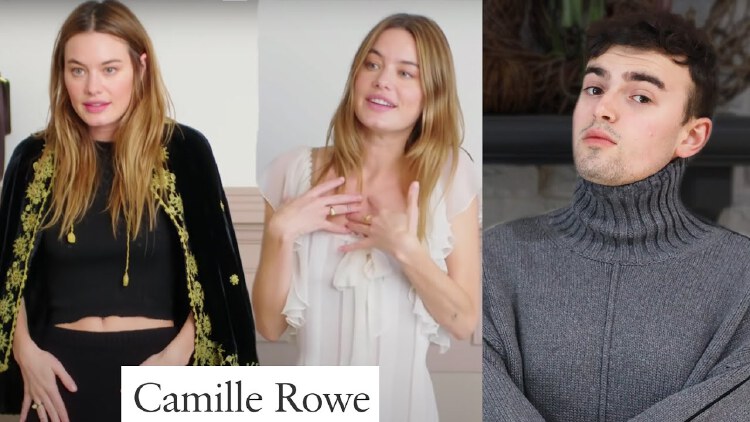 Fashion Critic Reacts to Camille Rowe's Outfits of the Week | Nestia