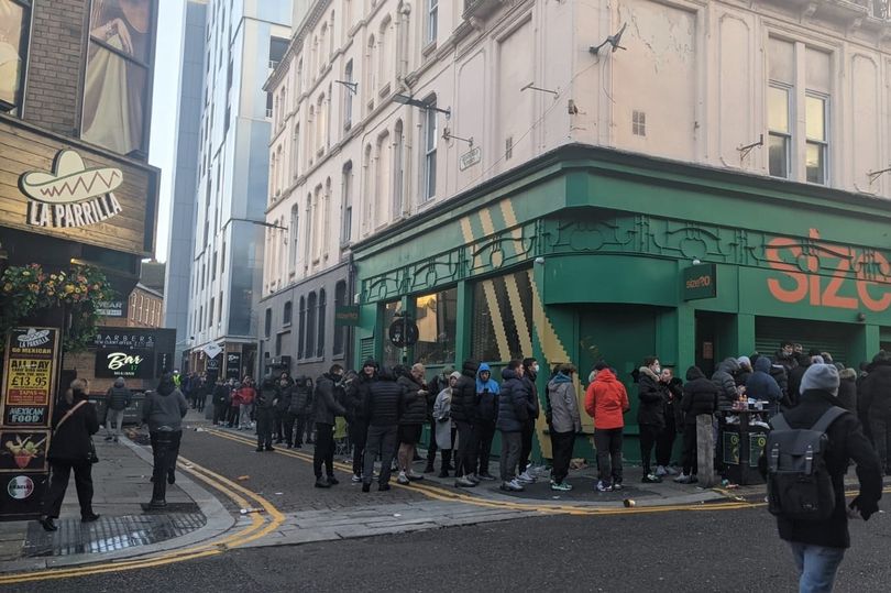 Police forced to break up crowds as hundreds queue for Nike '110s' Air Max 95 release