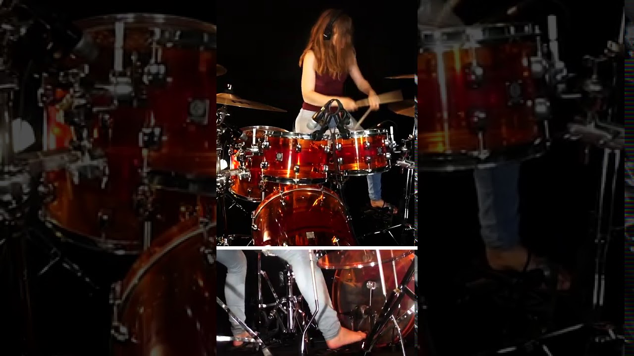 Deep Purple 'BURN' Isolated Drums by Sina #shorts