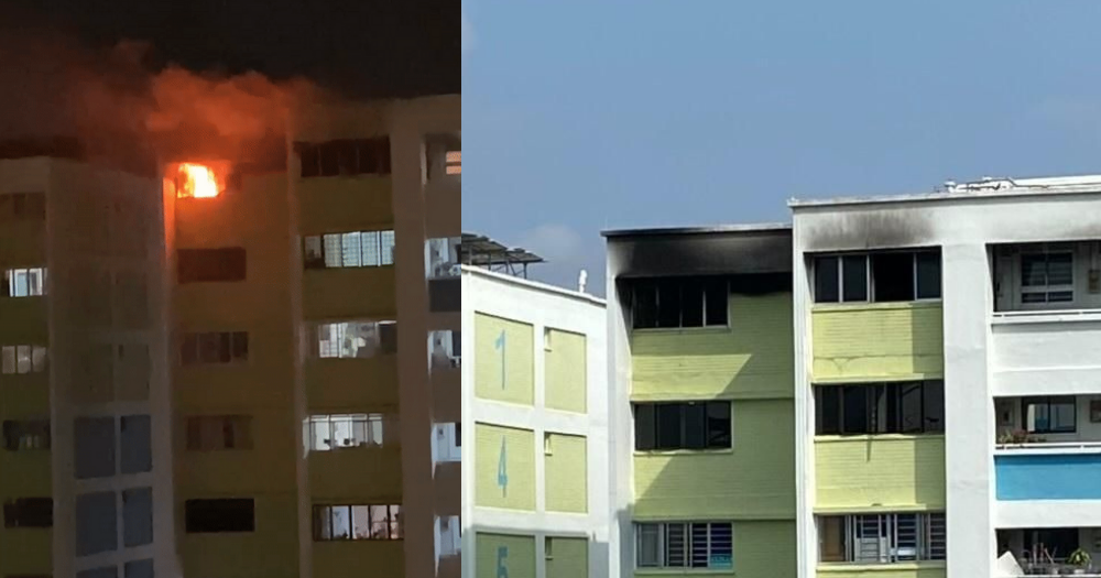 Fire breaks out at Yishun Blk 146, 25 evacuated & 6 sent to hospital