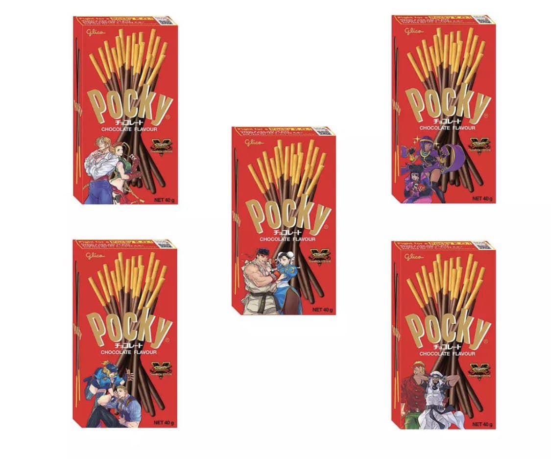 Redmart Now Sells Street Fighter Pocky Box Set With Collectible Cards