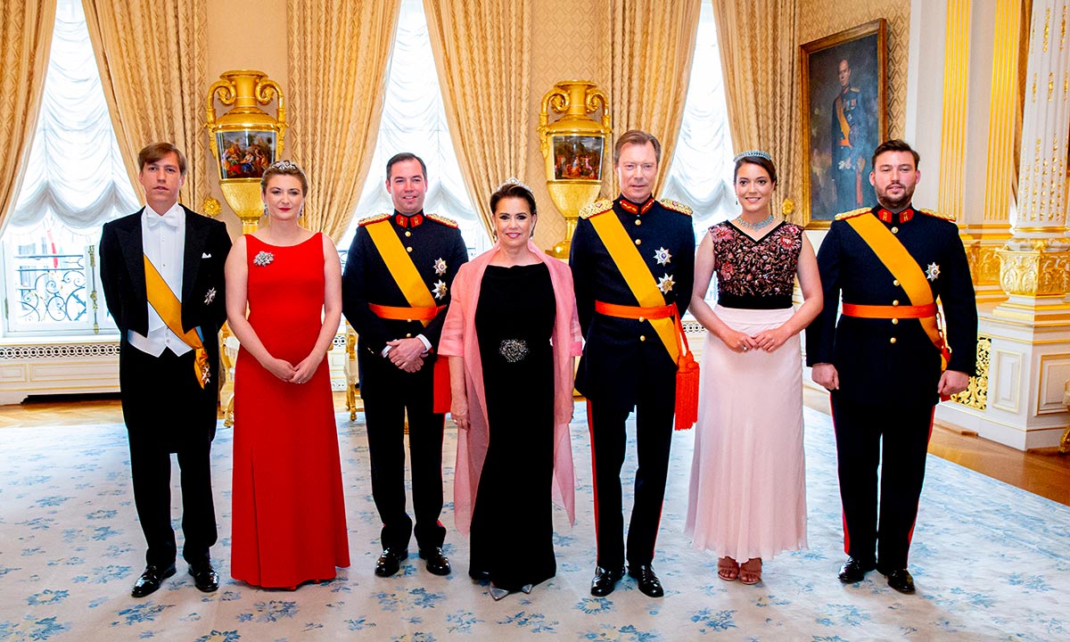 Luxembourg celebrates royal wedding of Prince Constantin of Nassau and Kathryn Mechie