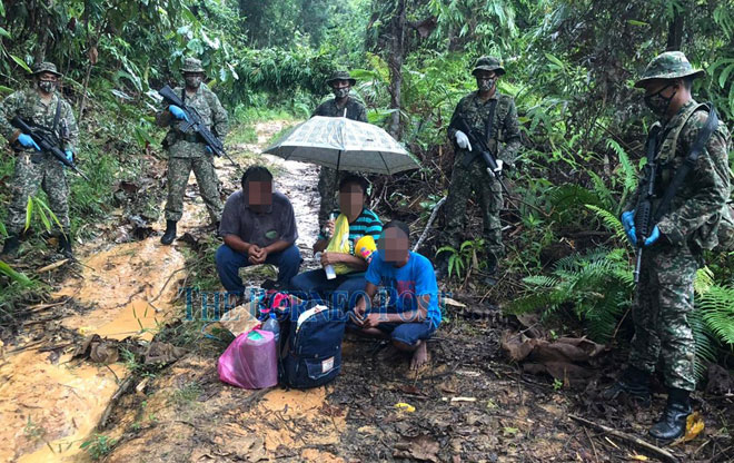 Baby among four illegals held in Tawau