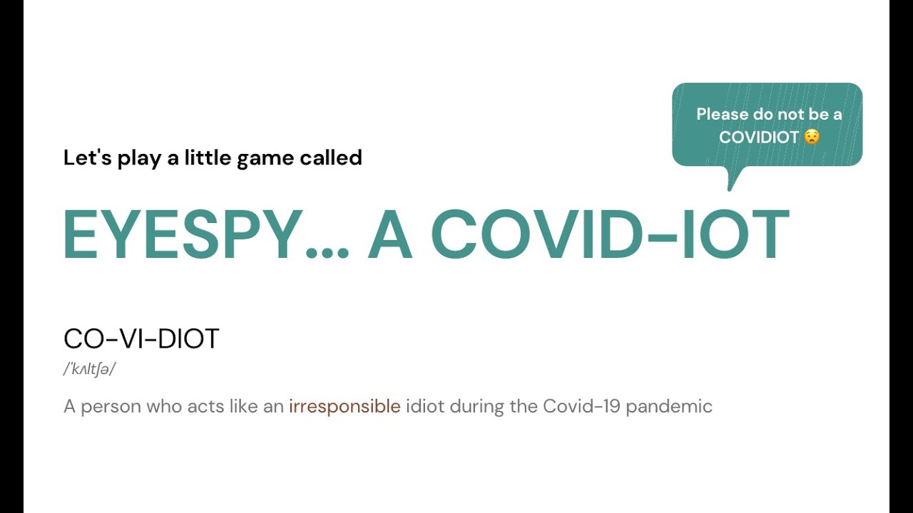 EYE-SPY a COVID-IOT