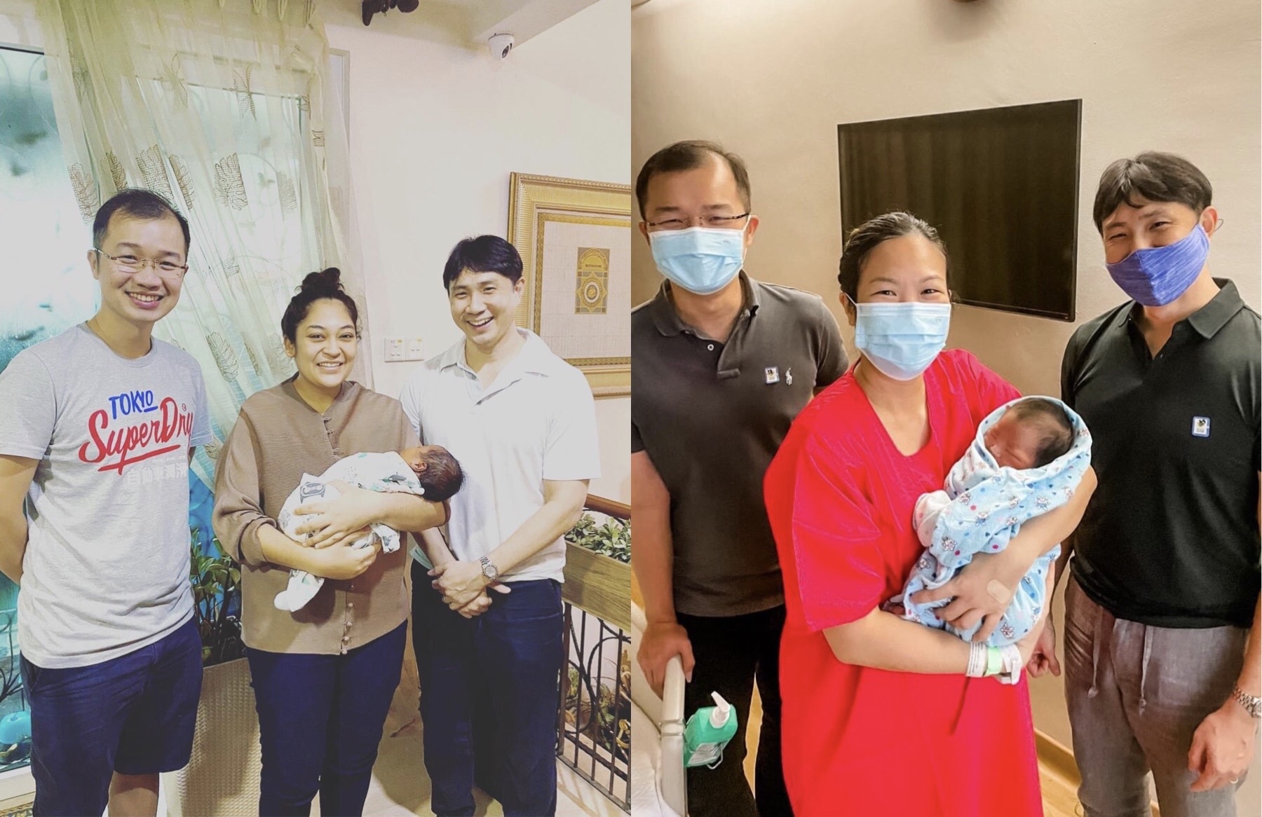 Raeesah Khan jokes with He Ting Ru about getting the WP team members to babysit their newborns