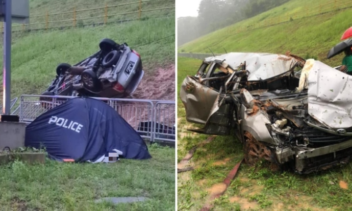 28-year-old man dies after car accident along KJE, brother taken to hospital