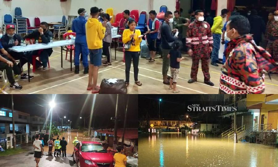 Floods strike Gua Musang; almost 300 evacuated