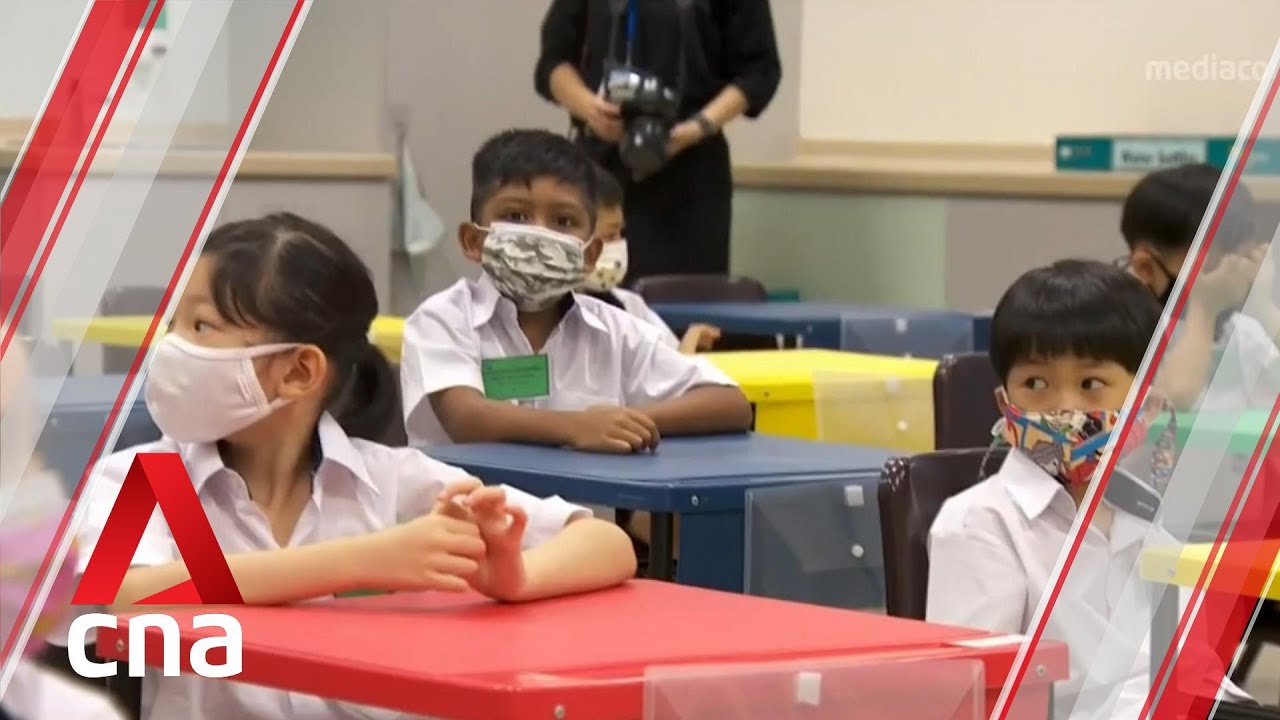 K1, Primary 1 students begin new school year amid COVID-19 pandemic