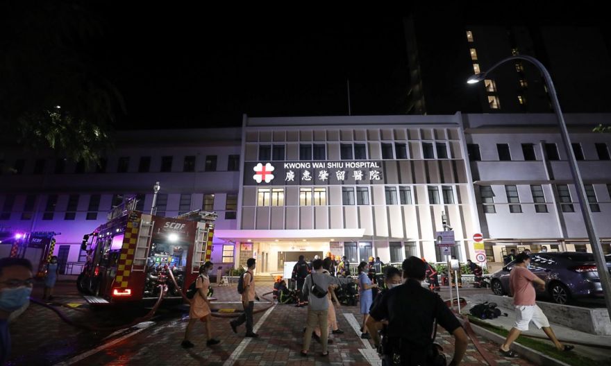 Fire breaks out in office at Kwong Wai Shiu Hospital, no injuries reported