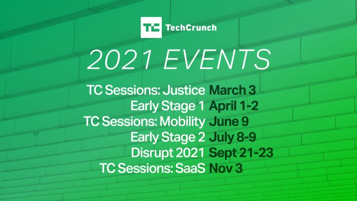 Extra Crunch Perks: 20% discount on all TechCrunch 2021 events
