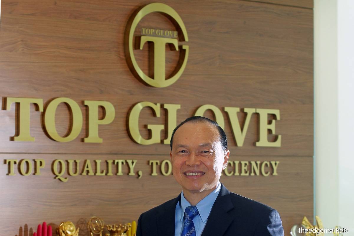 Top Glove's chairman bought more shares when share price sagged on Jan 4
