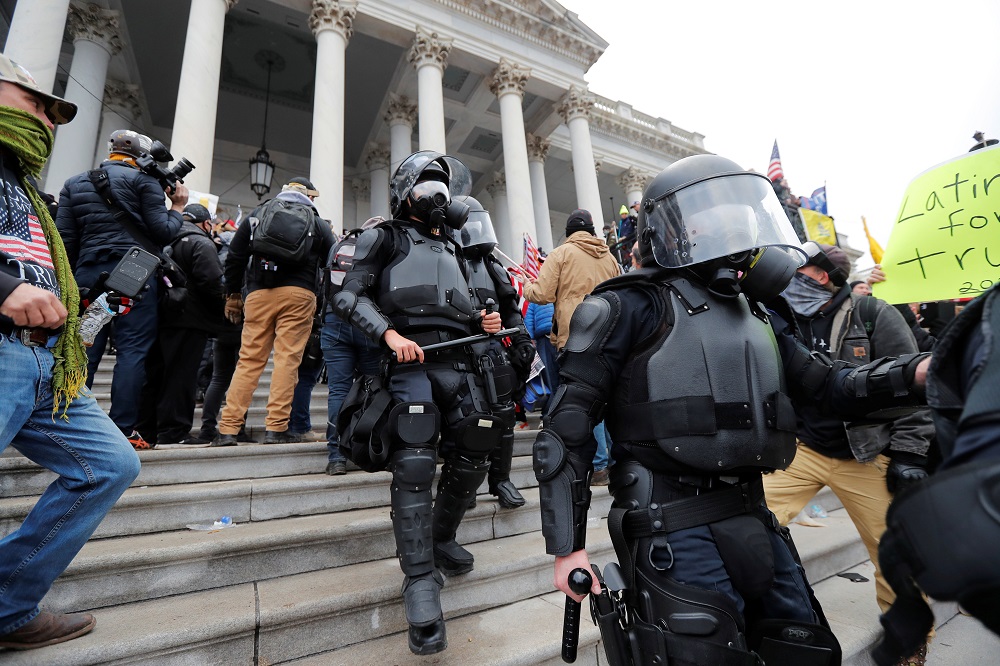 Report: DOJ official says there is evidence to charge sedition in US Capitol assault