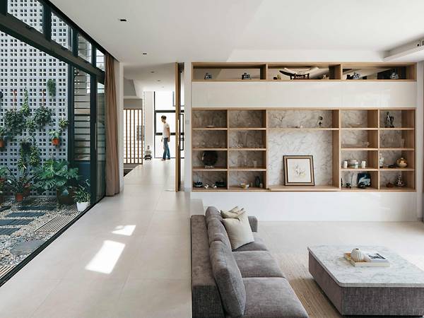 A brick house in Singapore shared by three generations of a family