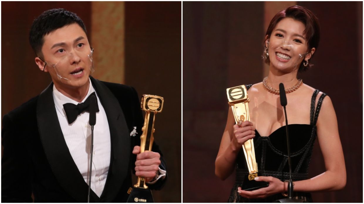 Vincent Wong, Sisley Choi crowned TVB's Best Actor, Best Actress respectively