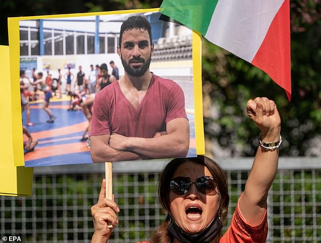 Iran is set to execute a second wrestler after last year hanging a champion competitor 'who was tortured into confessing to a crime he did not commit'