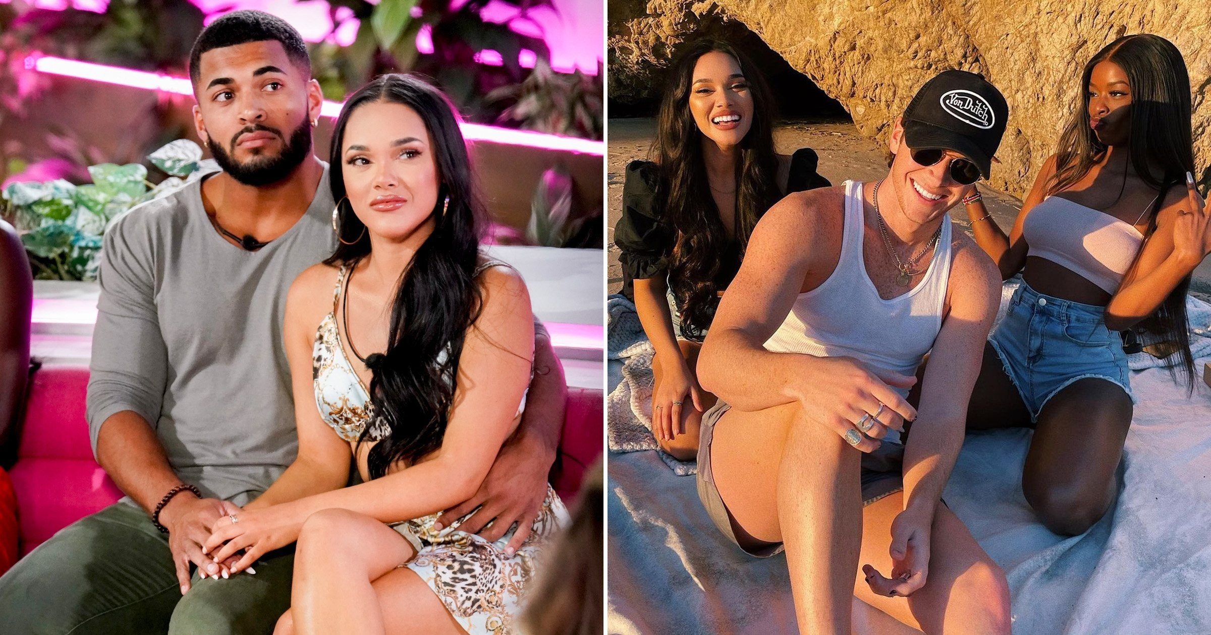 Love Island USA’s Cely Vazquez supported by BFFs Justine and Calvin after Johnny Middlebrooks split