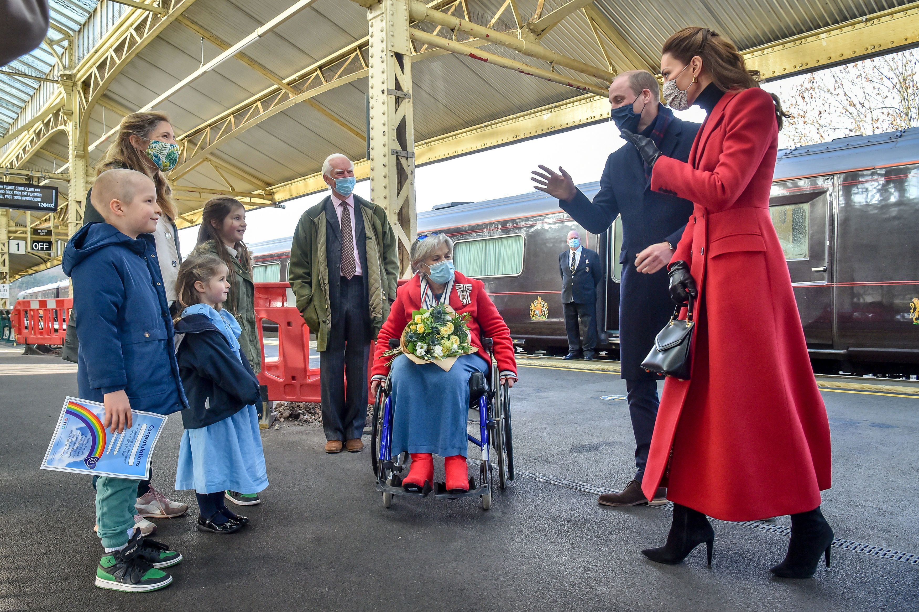 Kensington Palace Responds to Claims That William and Kate Ignored Calls to Postpone Their Train Tour