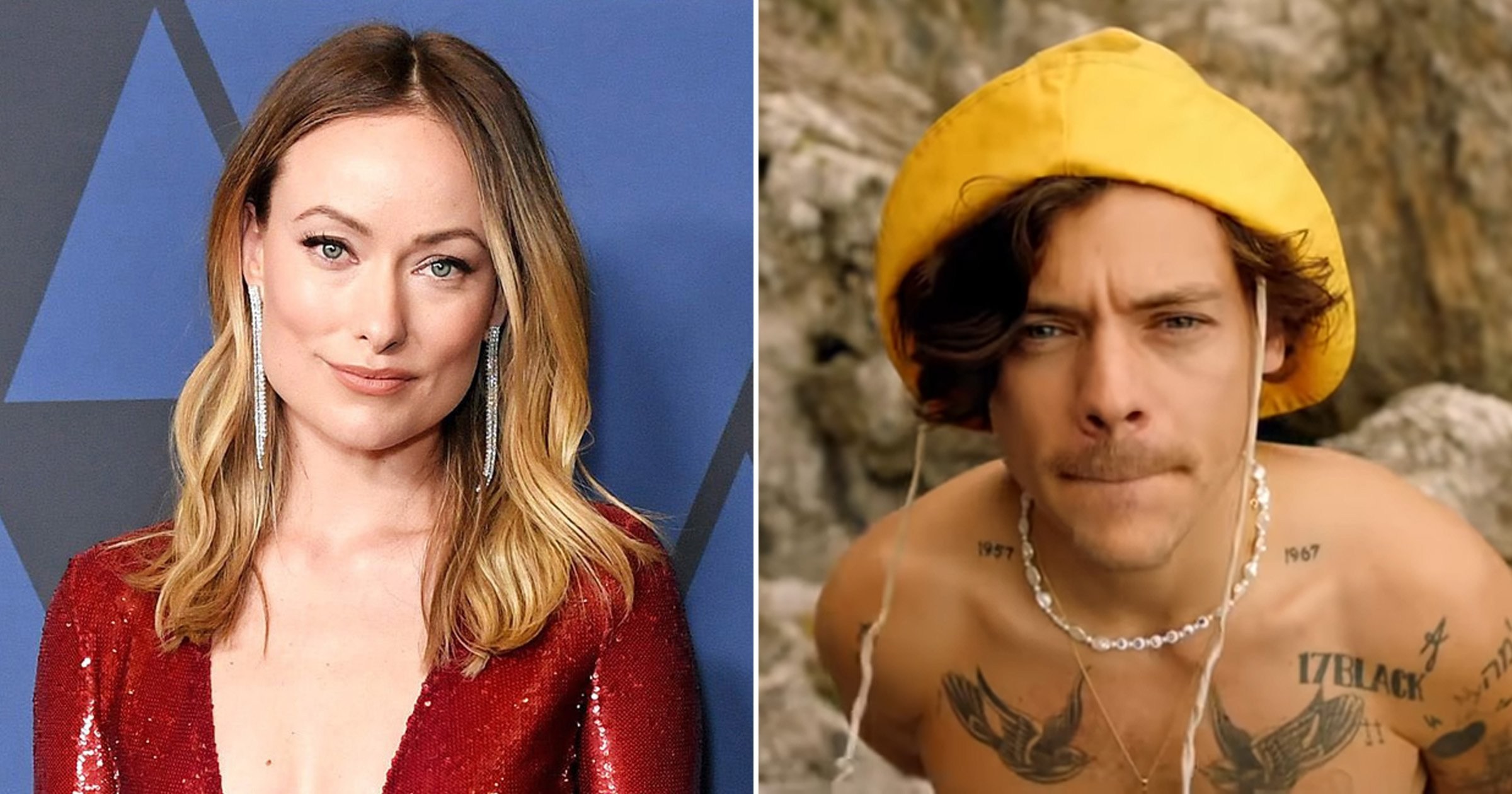 Olivia Wilde ‘wears Harry Styles’ necklace’ as she’s spotted in identical pearls