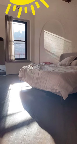 Emily Ratajkowski shares glimpse into beautiful New York bedroom
