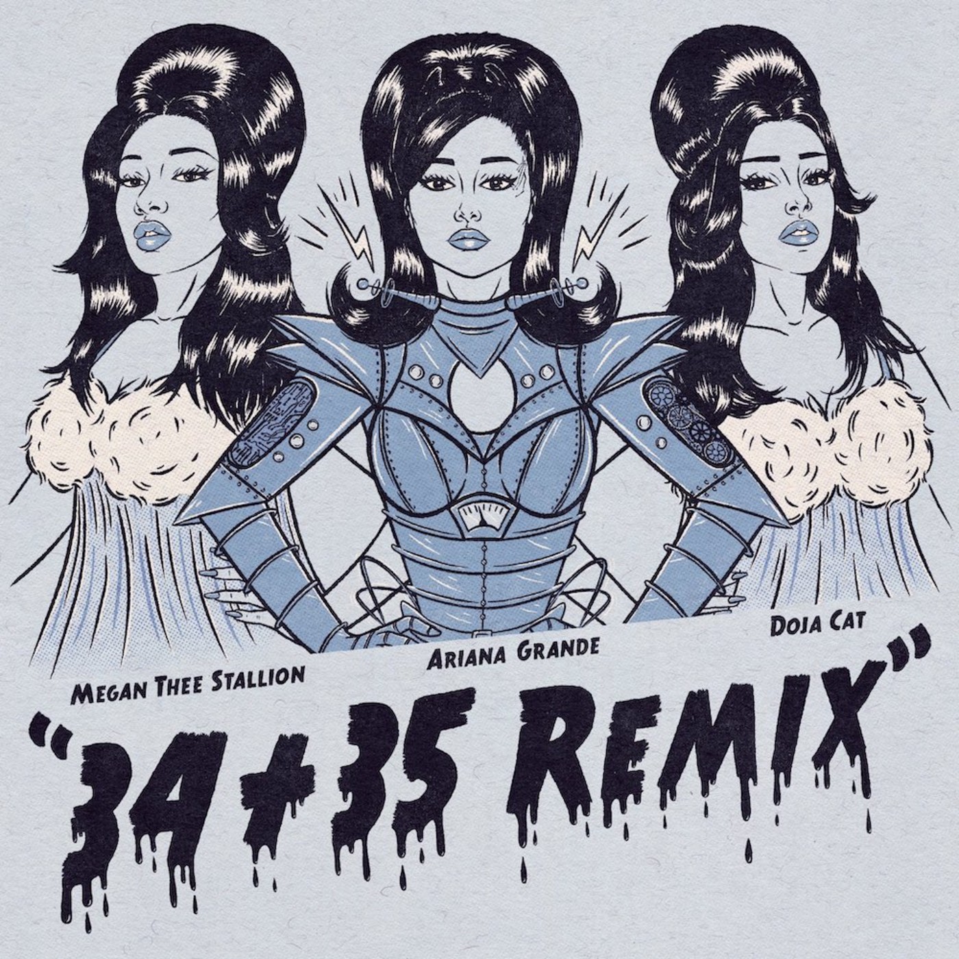 Ariana Grande Taps Megan Thee Stallion and Doja Cat for "34+35" Remix