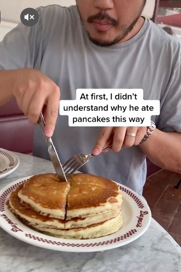 Man shares 'perfect' method for eating pancakes - but some don't have the 'patience'