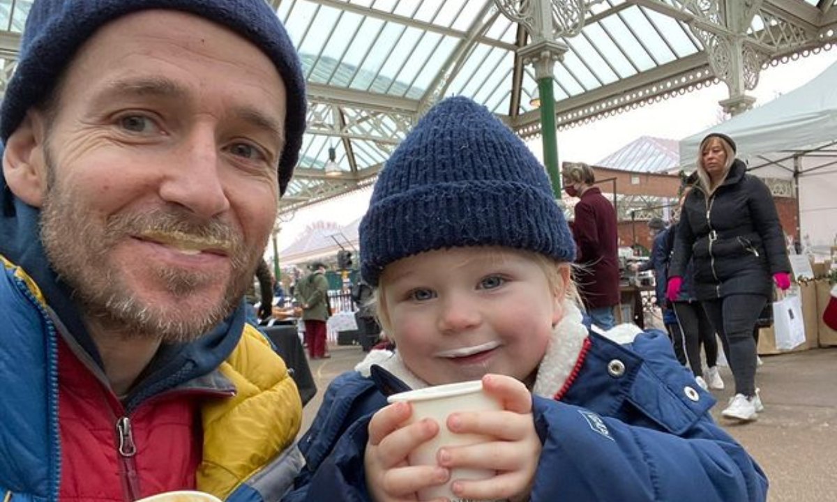 Jonnie Irwin in giggles at son Rex's adorable reaction to snow 