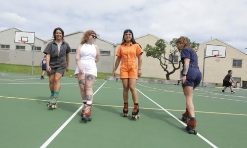 'If you’re on wheels, you’re our friend': veteran roller-skaters embrace a new generation