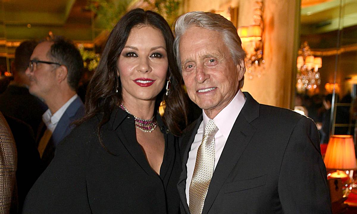 Catherine Zeta-Jones and Michael Douglas meet grandson Ryder for first time - see photo 