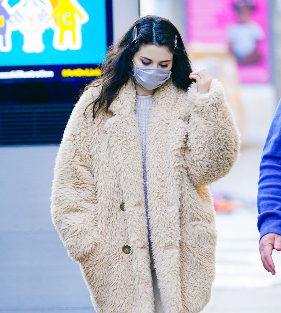 Selena Gomez Wore Two Great Winter Outfits in New York City This Morning