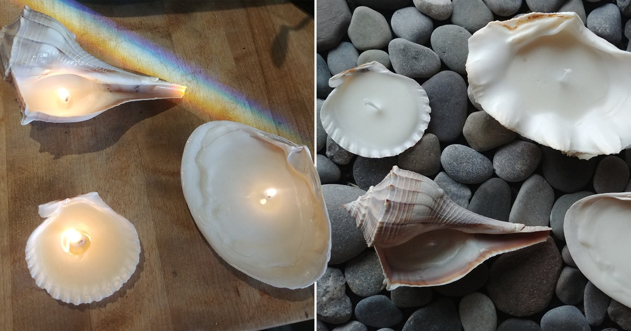 Shell candles are all over Instagram – here’s how to make them