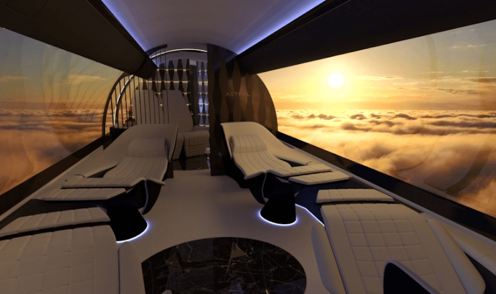 OLEDs offer ultimate in private jet experience