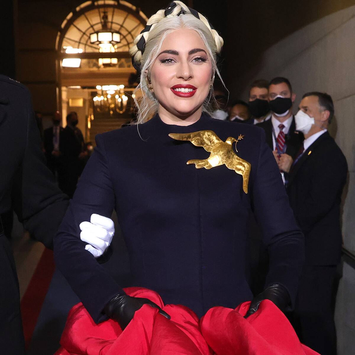 Lady Gaga and Boyfriend Michael Polansky Prove They're Still Going Strong on Inauguration Day