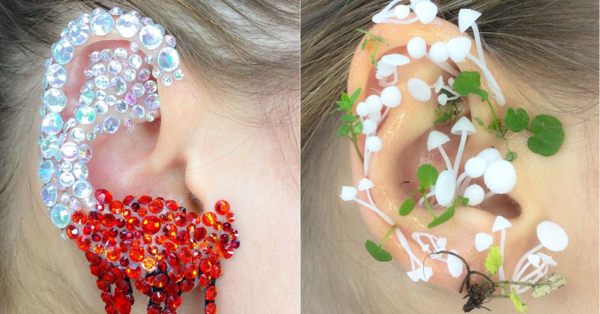 Why 2021 could be the year ear makeup (finally) goes mainstream